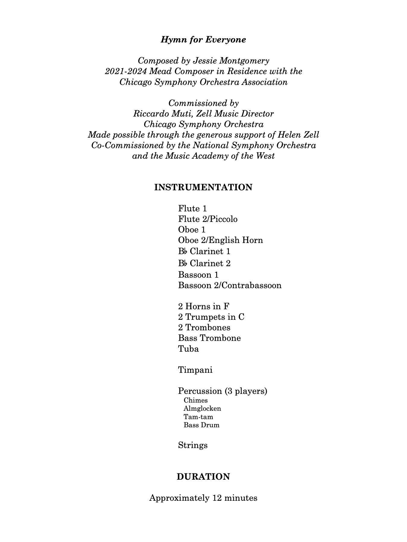 Hymn for Everyone for orchestra - Image 2